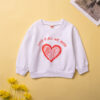 Baby Kid Unisex Letters Love heart Print Hoodies Sweatshirts Wholesale 230213154