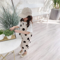 Baby Kid Unisex Polka dots Print Jumpsuits Wholesale 22041807