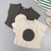Baby Kid Unisex Polka dots T-Shirts Wholesale 220429157