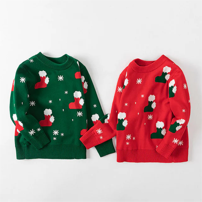 Baby Kid Unisex Print Christmas Sweaters Wholesale 22113075