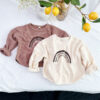 Baby Kid Unisex Rainbow Print Tops Wholesale 221103389