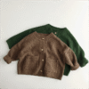 Baby Kid Unisex Solid Color Cardigan Wholesale 22112141