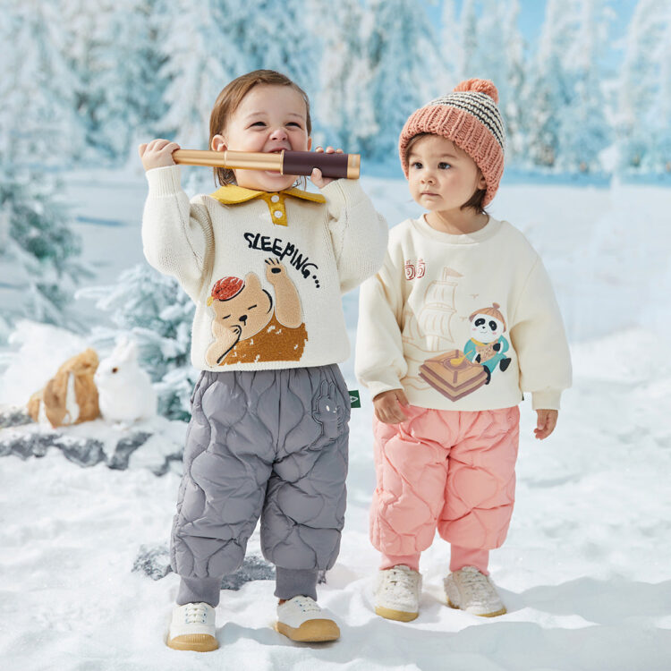 Baby Kid Unisex Solid Color Cartoon Pants Wholesale 221202393