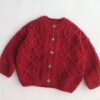 Baby Kid Unisex Solid Color Checked Cardigan Wholesale 230103598