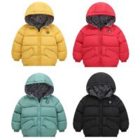 Baby Kid Unisex Solid Color Checked Jackets Outwears Wholesale 221107473