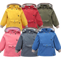 Baby Kid Unisex Solid Color Coats Wholesale 22110771