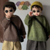 Baby Kid Unisex Solid Color Crochet Sweaters Wholesale 220914543
