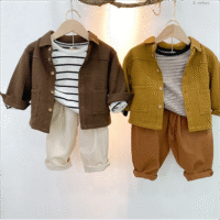 Baby Kid Unisex Solid Color Jackets Outwears Wholesale 220914500