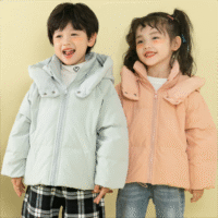 Baby Kid Unisex Solid Color Jackets Outwears Wholesale 221025119