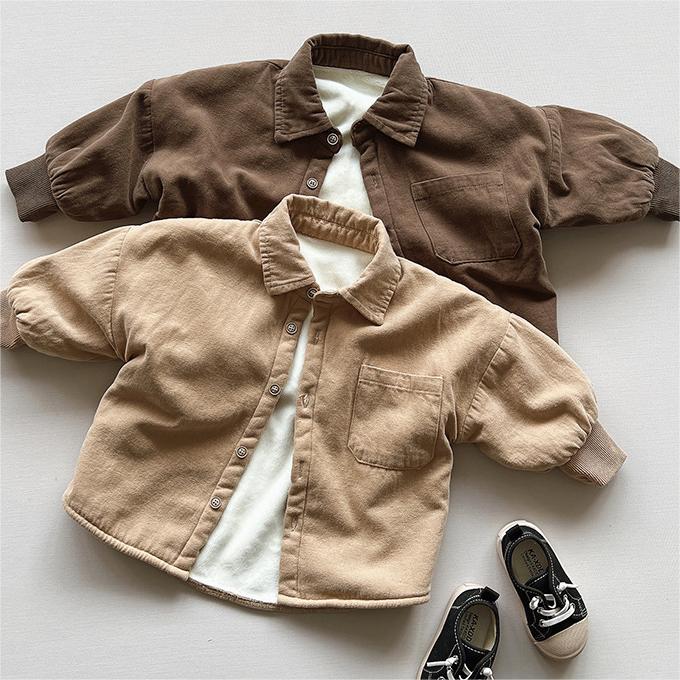 Baby Kid Unisex Solid Color Jackets Outwears Wholesale 221125486