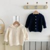 Baby Kid Unisex Solid Color Jackets Outwears Wholesale 240802360
