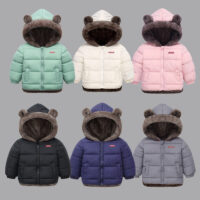 Baby Kid Unisex Solid Color Jackets Outwears Wholesale 24091304
