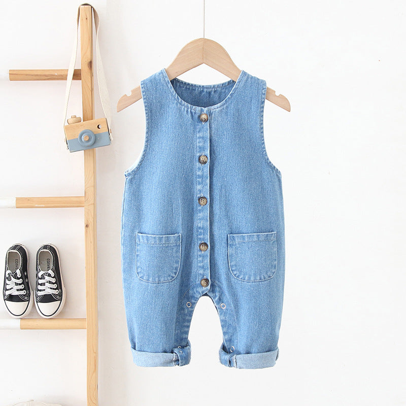 Baby Kid Unisex Solid Color Jumpsuits Wholesale 220817301