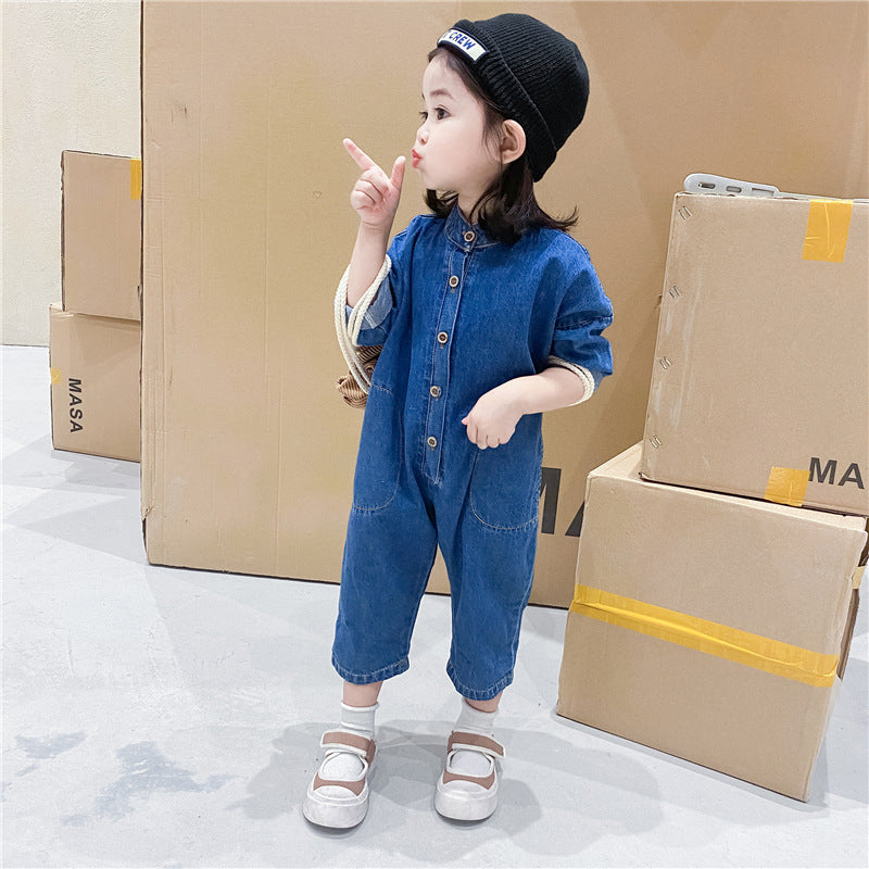 Baby Kid Unisex Solid Color Jumpsuits Wholesale 22111707
