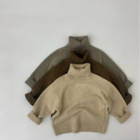 Baby Kid Unisex Solid Color Sweaters Knitwear Wholesale 220914389