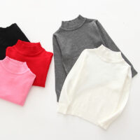Baby Kid Unisex Solid Color Sweaters Knitwear Wholesale 22120638