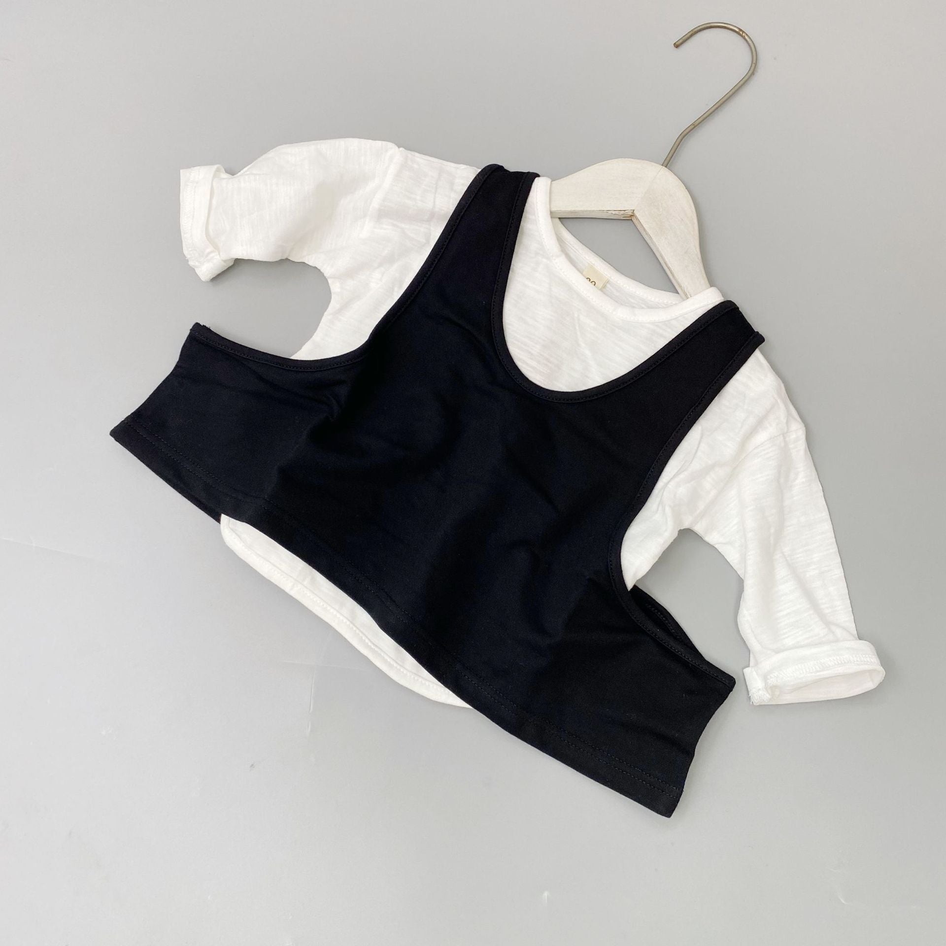 Baby Kid Unisex Solid Color Tank Tops Wholesale 220429200