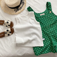 Baby Kid Unisex Solid Color Tank Tops Wholesale 220530360