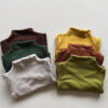 Baby Kid Unisex Solid Color Tops Wholesale 220909447