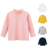 Baby Kid Unisex Solid Color Tops Wholesale 221221269