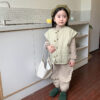Baby Kid Unisex Solid Color Vests Waistcoats Wholesale 220916564