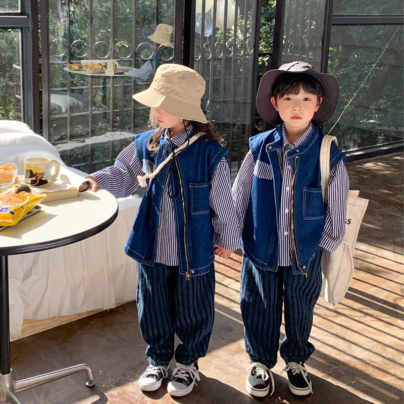 Baby Kid Unisex Solid Color Vests Waistcoats Wholesale 230213248