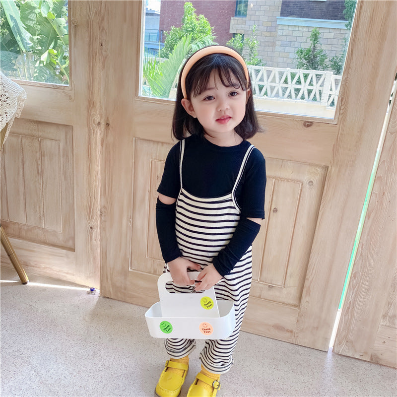 Baby Kid Unisex Striped Jumpsuits Wholesale 23020110
