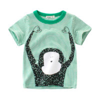 Baby Kid Unisex Striped Print T-Shirts Wholesale 22041430