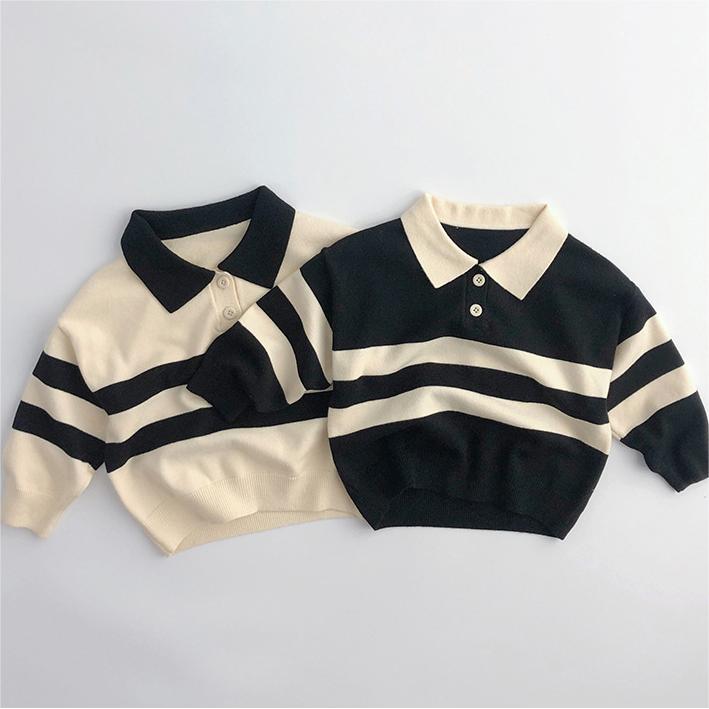Baby Kid Unisex Striped Sweaters Wholesale 220914557