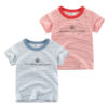 Baby Kid Unisex Striped T-Shirts Wholesale 22041442