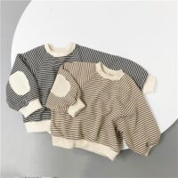 Baby Kid Unisex Striped Tops Wholesale 220429228