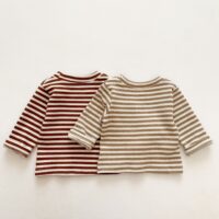 Baby Kid Unisex Striped Tops Wholesale 220815332