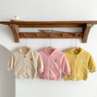 Baby Unisex Animals Rabbit Embroidered Jackets Outwears Wholesale 23020832