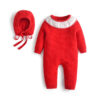 Baby Unisex Color-blocking Knitwear Jumpsuits Wholesale 221206209