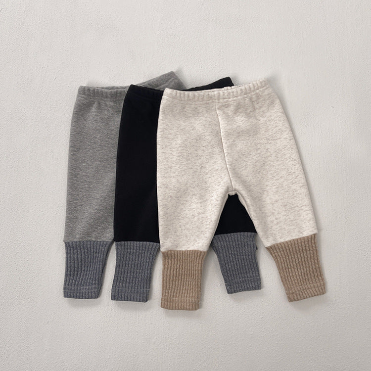 Baby Unisex Color-blocking Pants Wholesale 221117346