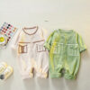 Baby Unisex Letters Crochet Knitwear Jumpsuits Wholesale 22081908