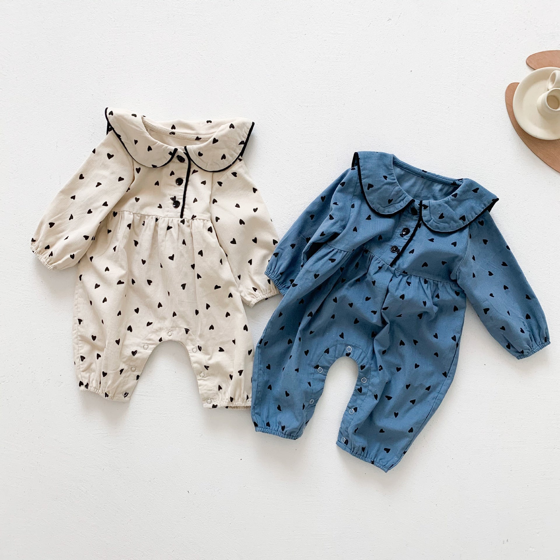 Baby Unisex Love heart Jumpsuits Wholesale 230302234