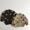 Baby Unisex Polka dots Cardigan Knitwear Wholesale 221018311