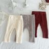 Baby Unisex Solid Color Knitwear Pants Wholesale 220929584