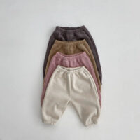 Baby Unisex Solid Color Pants Wholesale 221117370