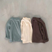 Baby Unisex Solid Color Tops Wholesale 230114422