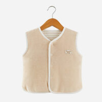 Baby Unisex Solid Color Vests Waistcoats Wholesale 221130579