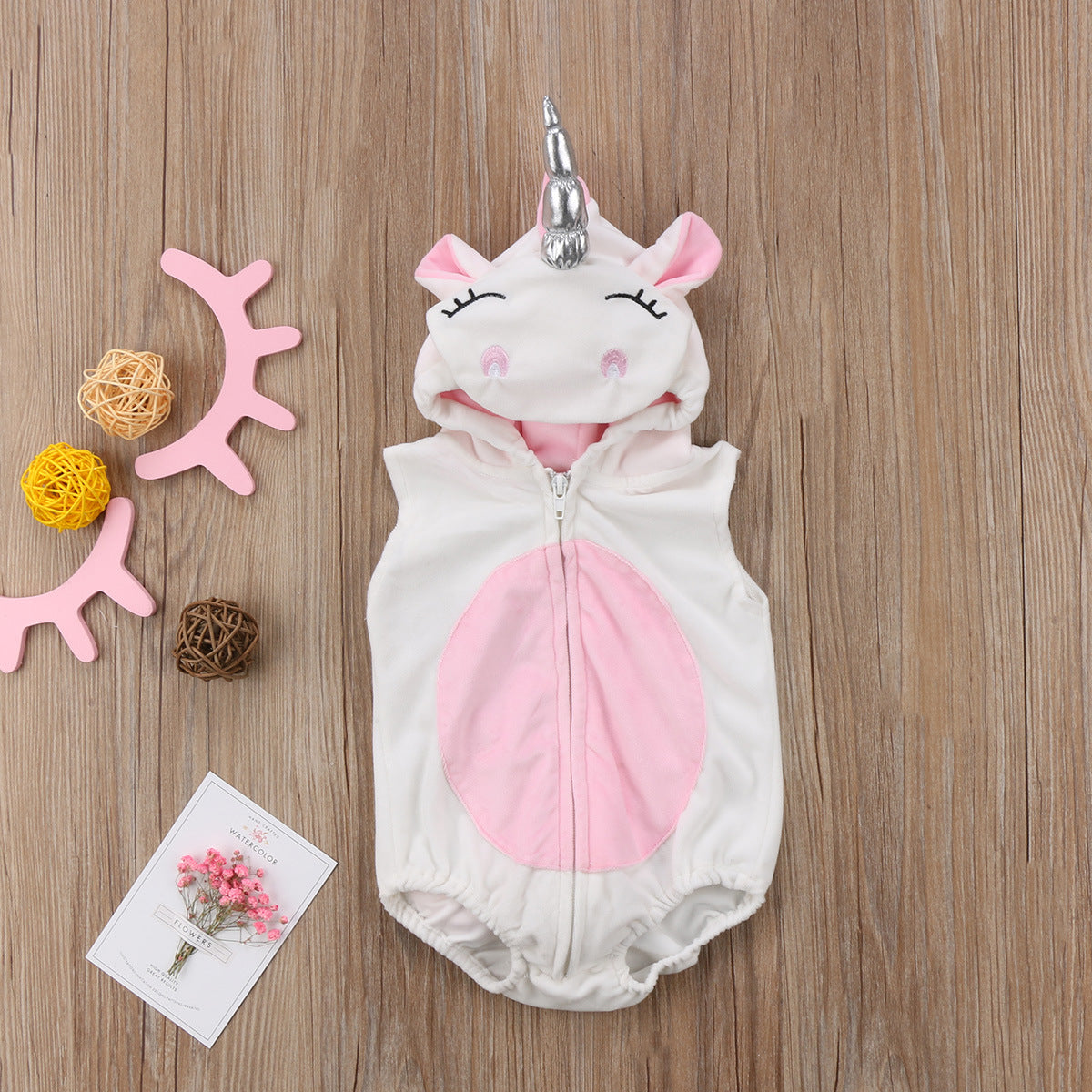 Baby Unisex Unicorn Rompers Wholesale 22072609