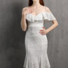 Collar Mini Evening Dress Dinner Party Formal Party Sexy Nightclub Girl Chic Elegant Short Dress