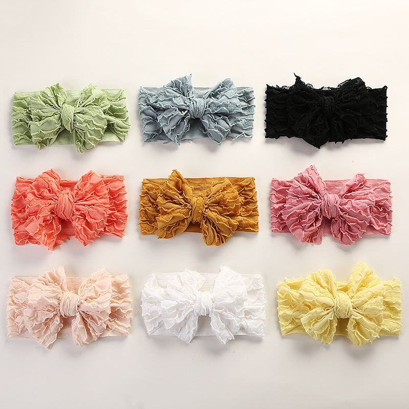 Girls Striped Bow Accessories Headwear Wholesale 221216232