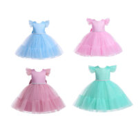Kid Big Kid Girls Solid Color Dressy Princess Dresses Wholesale 23080386