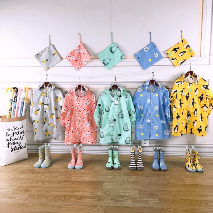 Kid Big Kid Unisex Print Rain Gear Wholesale 22052050