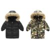 Kid Big Kid Unisex Solid Color Camo Coats Wholesale 221107330