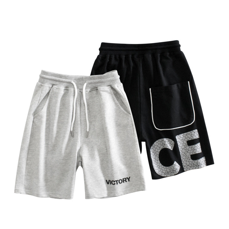 Kid Big Kid Unisex Solid Color Letters Shorts Wholesale 220929264