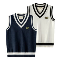 Kid Big Kid Unisex Striped Crochet Vests Waistcoats Wholesale 221206188